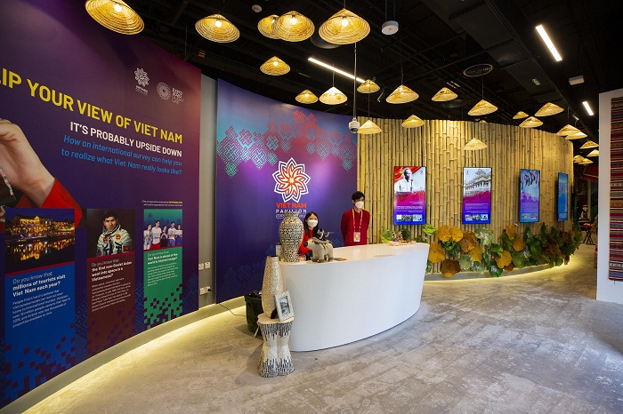 Không gian Nhà triển lãm Việt Nam tại triển lãm Expo Dubai 2020